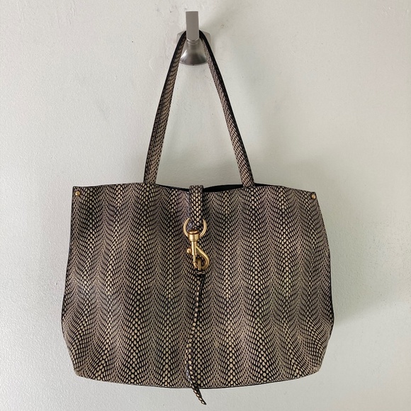 Rebecca Minkoff leather snake print bag - Picture 1 of 13